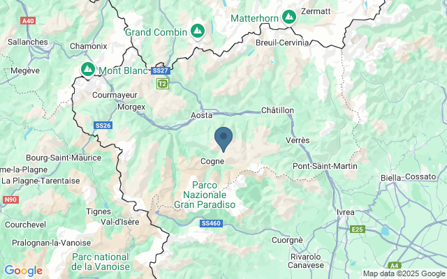 Kaart met locatie Ski�n in Italie